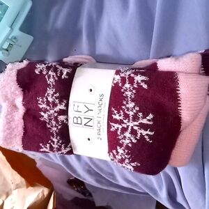 BFNY 1 Pack Cozy Print Socks